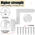 8 Pack (4 1-1/16" Moxweyeni Pair) Steel Blind Shutter Hinge Black Wrought Iron Shutter Lift Off Pintle Reversible