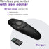 Targus Bluetooth Wireless Presentation Clicker Laser Pointer for Meetings and PowerPoint – Comes with USB Dongle, 50 Foot Range (AMP16US) by Targus