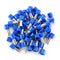 Baomain AWG 6/16.0mm² Wire Copper Crimp Connector, Insulated Ferrule Pin Cord End Terminal, Pack of 100, Blue