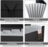SKYDUE Expanding File Folder, 7 Pockets Accordion Organizer for Documents, Letter Size Filing Folder, Black