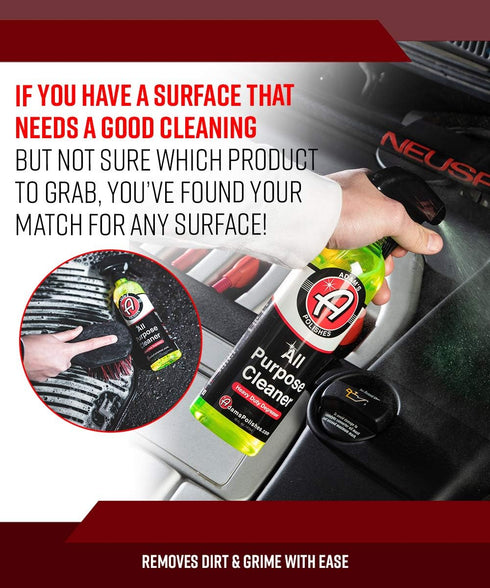 (16oz) Adam's Polishes All Purpose Cleaner - Professional Heavy Duty Industrial Cleaner & Degreaser | Cuts Heavy Grease