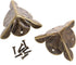 12Pcs 1.18"x1.18"x1.18" dophee Antique Brass Box Corner Protectors Edge Safety Guards Cabinet Furniture Desk Jewelry