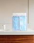 QWORK Acrylic Face Mask Dispenser Box, Clear Holder with Lid for Disposable Masks, Gloves, Hairnets