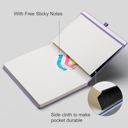 EMSHOI Lined Journal Hardcover Notebook, 8.5 x 11, 192 Pages, A4 Large College Ruled Notebooks for Writing