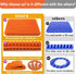 Wiesumirt Tailbone Plus Size Gel Seat Cushion for Long Sitting, Extra Large and Thick, Seat Cushion for Back, Sciatica