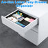 Letter-Size Tray, 2PCS Plastic Stackable A4 Paper Tray, Multi-use Large Storage Basket for Office Home Supplies, 13 x