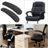 Office Chair Armrest Covers - 2Pcs Removable Elastic Covers for Office Seat Hand Rest Protection (Grey)