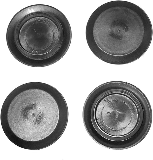 90 Piece Flush Mount Black Hole Plug Assortment for Auto Body and Sheet Metal