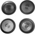 90 Piece Flush Mount Black Hole Plug Assortment for Auto Body and Sheet Metal