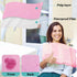 75pcs MAQIHAN Dental Bibs Disposable - Pink Disposable Dentist Bibs for Nail, Tattoo, Lash, Paper Towels, Napkins, Desk