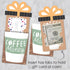 Set 8 Big Dot of Happiness But First, Coffee - Cafe Themed Party Money and Gift Card Sleeves - Nifty Gifty Card Holders