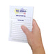 Sticky Note Pad Daily Checklist by Kenson Kids, 10 Pack, 250 Sheets, 4x6” Task Planner for Goal Setting