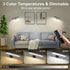 7500mAh 360Rotate, 3 Dimmable, 15 1 Pack, Battery Operated Wall Sconce, Rechargeable LED Wall Light for Bedroom