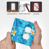 ELTIVNOS 2 Size(4.6x4.5in) Spa Theme,Outlet Covers Gang Wall Plates,Massage Stones with Flower on The Waters,Light