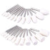 AUSTOR 24 Pieces Wool Felt Mounted Mandrel Set with 2 Shaped and 6 Sizes Polishing Buffing Wheel Bits for Dremel Rotary