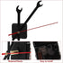 Wall Clock Mechanism Replacement Kit - Creative Wrench Shaped Clock Hands and Motor, Battery Operated DIY Clock Parts