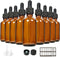 Eternal Moment 2 oz Eye Dropper Bottle, 24 Pack, 60ml Amber Glass Bottles for Essential Oils and Chemicals