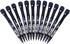 Volcanics Magnetic Dry Erase Markers with Eraser, Low Odor Fine Tip Whiteboard Pens Pack of 12, Black