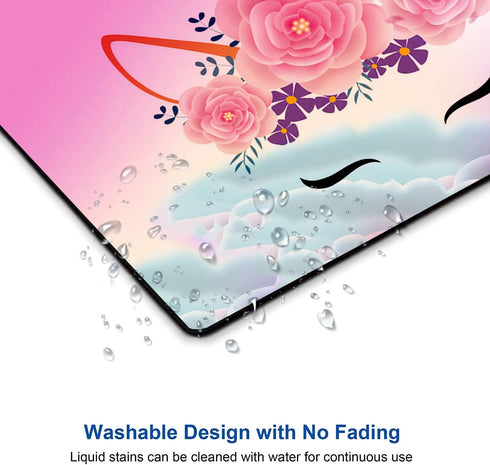 Unicorn Mouse Pad - Custom Personalized Design Suitable for Laptop, Desktop Computer, Girl Mouse Pad