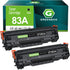 GREENBOX Compatible Toner Cartridge CF283A Replacement for HP 83A for Pro M201dw M201n M125 M127fw Printer (2 Black,