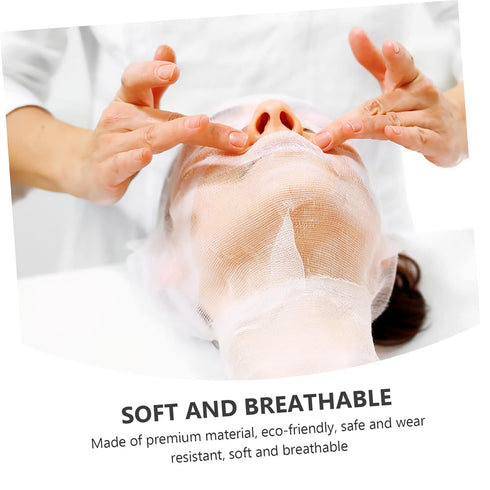 Generic 100pcs Professional Beauty Salon Cotton Gauze for Facial Soft Breathable and for Home and Salon Use
