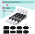 4 Pack, 8x Mr. Pen- Liquid Chalk Marker Pen, Labels, White Non-Toxic Odorless Chalk Markers, Dual Reversible Chisel