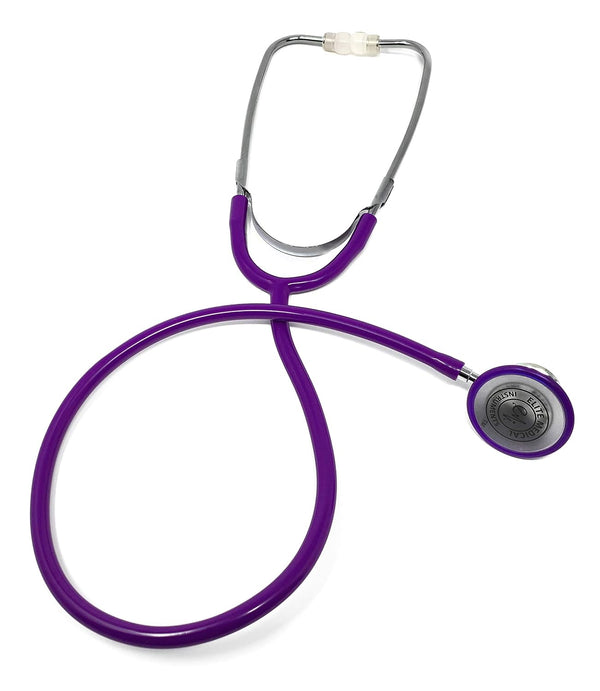 EMI Dual Head Stethoscope Lightweight Aluminum Diagnostic & Screening Tool, Flexible Design