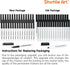 Shuttle Art Permanent Marker, 30 Pack Ultra Fine Point Black Markers for Doodling and Marking