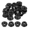 uxcell M12x1.5mm Serrated Flange Hex Lock Nuts, 20Pcs 304 Stainless Steel Non-Slip Metric