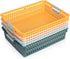 DLUCKY 4Pcs Classroom Organization and Storage Paper Tray, Holds 4A Paper, Trays for Classroom, Toy, Crayons,