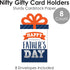 Set 8 Big Dot of Happiness Happy Father's Day - We Love Dad Party Money and Gift Card Sleeves - Nifty Gifty Card