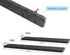 Felt Pin Board Bar, 13"x2", Pack of 8 Bulletin Board Strips with 40 Push Pins for Home Office