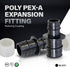 Poly Pex-A Expansion Coupling, 1" x 3/4" F1960 Poly-Alloy Fitting, Pack of 5