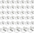 Runseaway 40Pcs 1" L Shaped Angle Brackets, Metal Plastic Right Angle Corner Brace