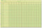 National Analysis Pad, 13 Columns, Green Eye-Ease Paper, 50 Sheets, 11" x 16.375"