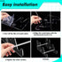 SaisaiTan 3 Acrylic Keyboard Display Stand Holder Mechanical Computer Stand Shelf for Desk Transparent Acrylic Tier