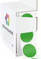 ChromaLabel 1 Inch Round Label Permanent Color Code Dot Stickers, 1000 Labels per Dispenser Box, Green.