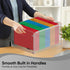 Silreck A4 Clear Acrylic File Organizer for Desk Desktop Document Holder for & Letter Size Papers, Sturdy Acrylic