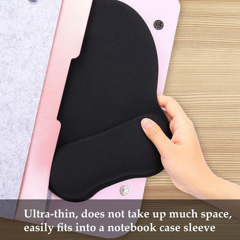 EooCoo Ergonomic Mouse Pad with Wrist Support, Memory Foam Wrist Rest, Non-Slip Base, 9.64 x 8.26 in