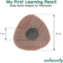 Jumbo Thick Triangular Pencils for Preschoolers, Kids 3-6 yr old - My First Learning Pencil 6B