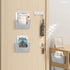 YOHOM 5 Pack Adhesive Files Holder, Wall Mount Mail Organizer, Small Grey Rack for Office, Home, Coffee Shop