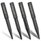 Tnuynoy 4-Piece Nail Punch and Center Punch Set, Hardened Cr-V Steel with Non-Slip