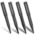 Tnuynoy 4-Piece Nail Punch and Center Punch Set, Hardened Cr-V Steel with Non-Slip