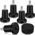 Outus 5 Pieces Bell Glides Replacement Office Chair Wheels Stopper Office Chair Swivel
