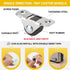 16Pcs 0.5 Inch Tiny Caster Wheels, Self Adhesive Mini Casters for Appliances, DIY Storage Box
