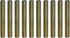 Creative Hobbies ELY1097 Steel All Thread Lamp Pipe Nipples, 4 Inch Long, Yellow Zinc Coated, Pack of 10 Pieces