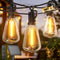 Brightown 38FT Solar String Lights Outdoor Waterproof with Remote, 16+1 LED Shatterproof