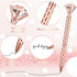 Leinuosen 50 Pieces Bridal Shower Crystal Diamond Pens Bulk Wedding Bling Ballpoint Pen for Women Girls