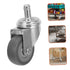 PRETYZOOM Swivel Caster Wheels for Cart Replacement Wheels for Rolling Cart Easy Installation Multi Directional