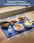 18"x11" 6 Settings, Gardon Warming Mat for Food - Food Warmers for Parties Buffet, Electric Warmer Tray with Temp
